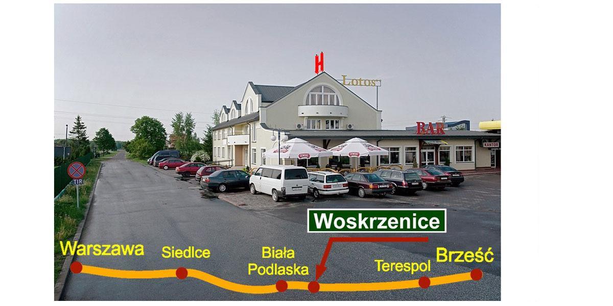 Hotel Lotos Woskrzenice Duze Eksteriør billede